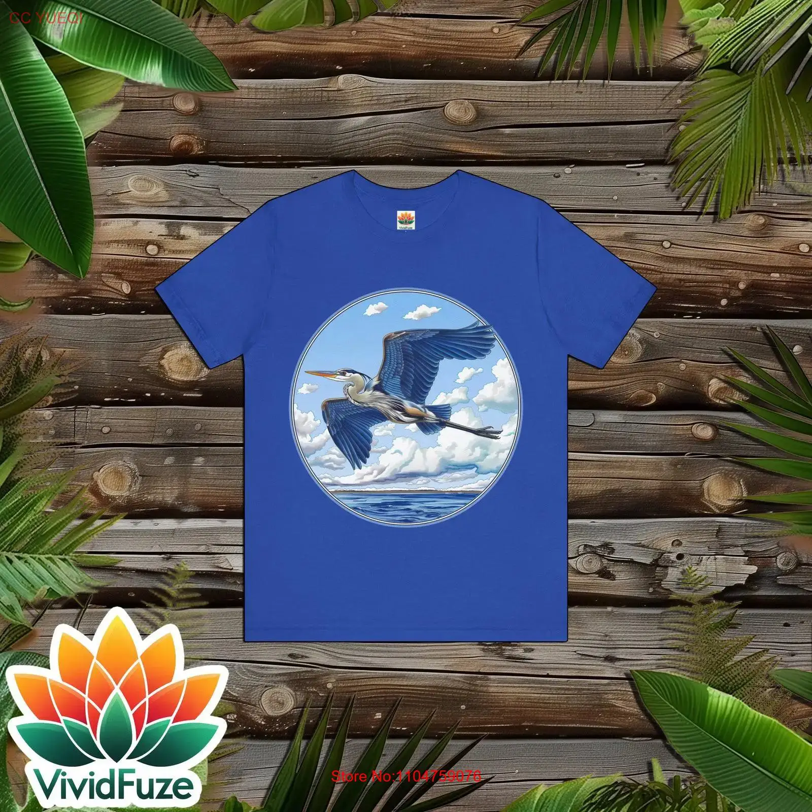 Outdoor Adventure Enthusiast - Adult Heron T Shirt Majestic Wildlife