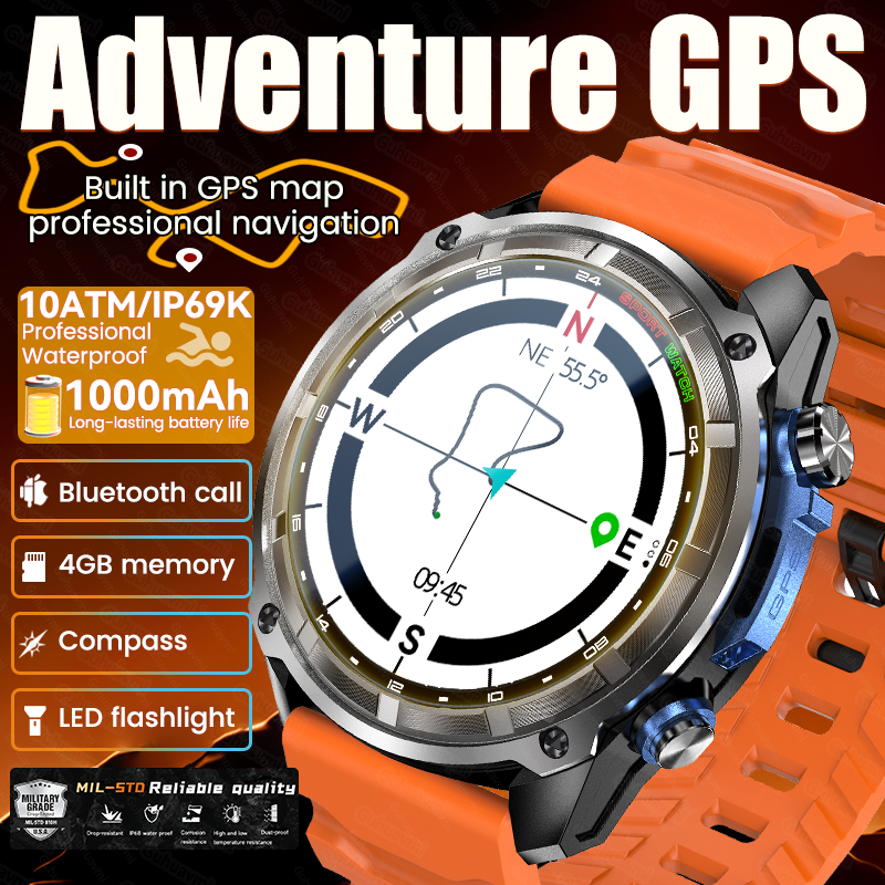 Outdoor Adventure Hours - New Outdoor Adventure GPS Smart Watch