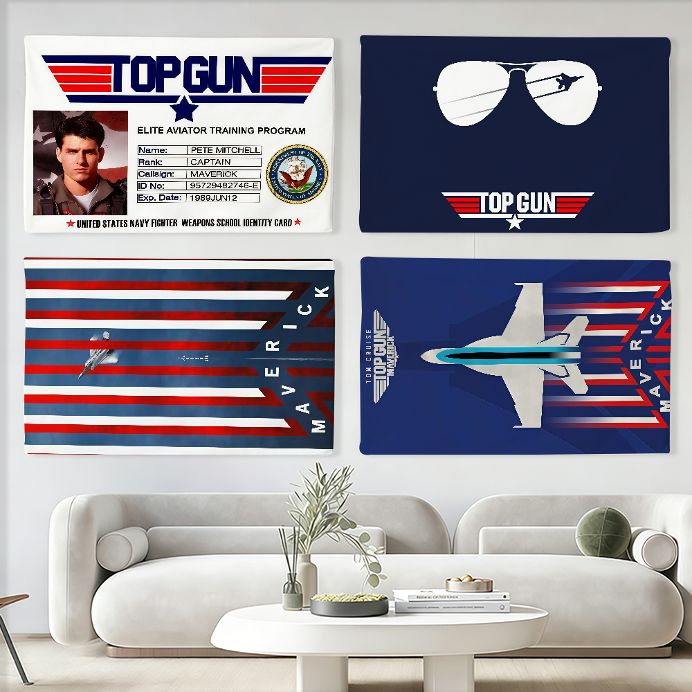 Outdoor Adventure Movies - Adventure Movie T-Top Gun flag Suitable