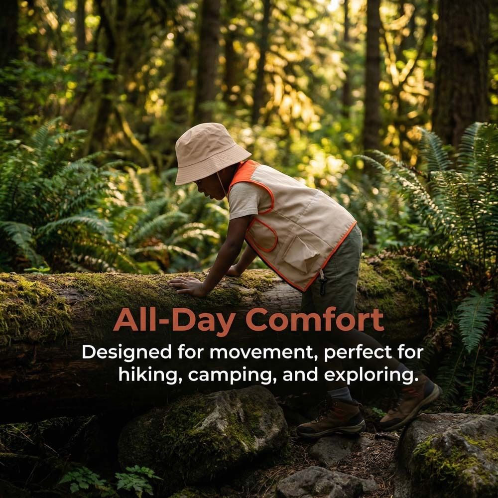 Summer Clothing Explorer Vest  - Outdoor Adventure Movies บทวิจารณ์และราคา