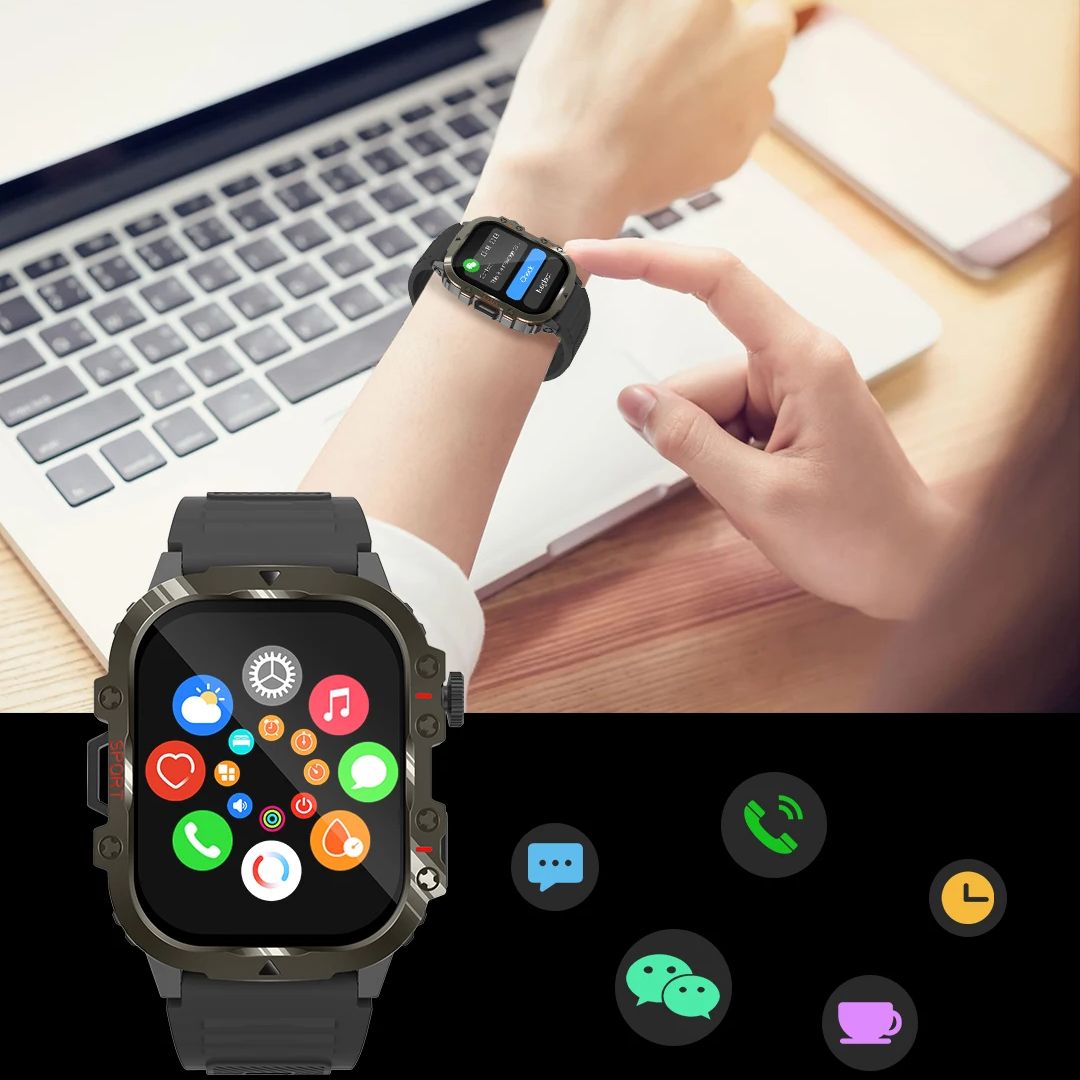 Smart Watch for Men Outdoor Ad - Outdoor Adventure Hours บทวิจารณ์และราคา