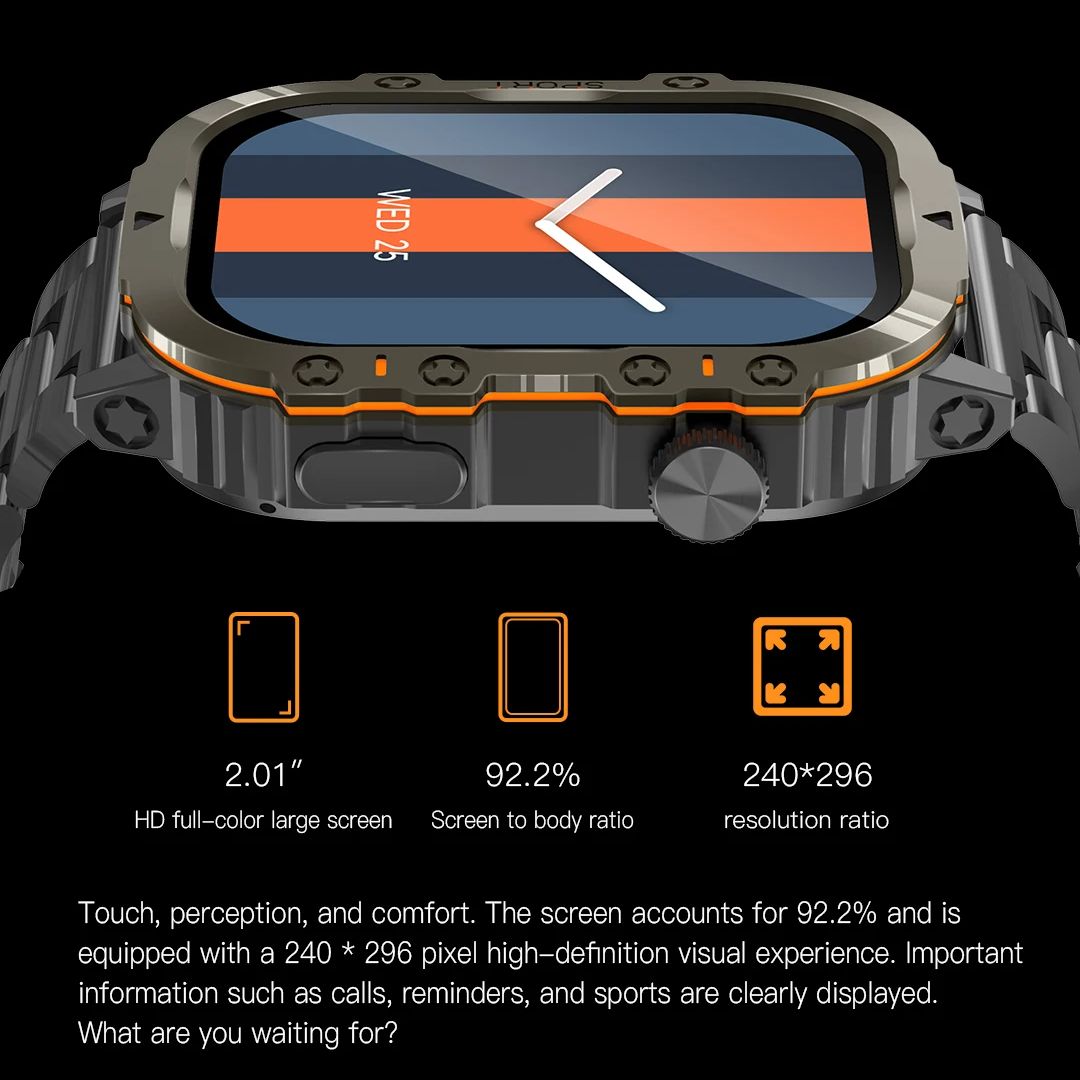 Smart Watch for Men Outdoor Ad - Outdoor Adventure Hours บทวิจารณ์และราคา