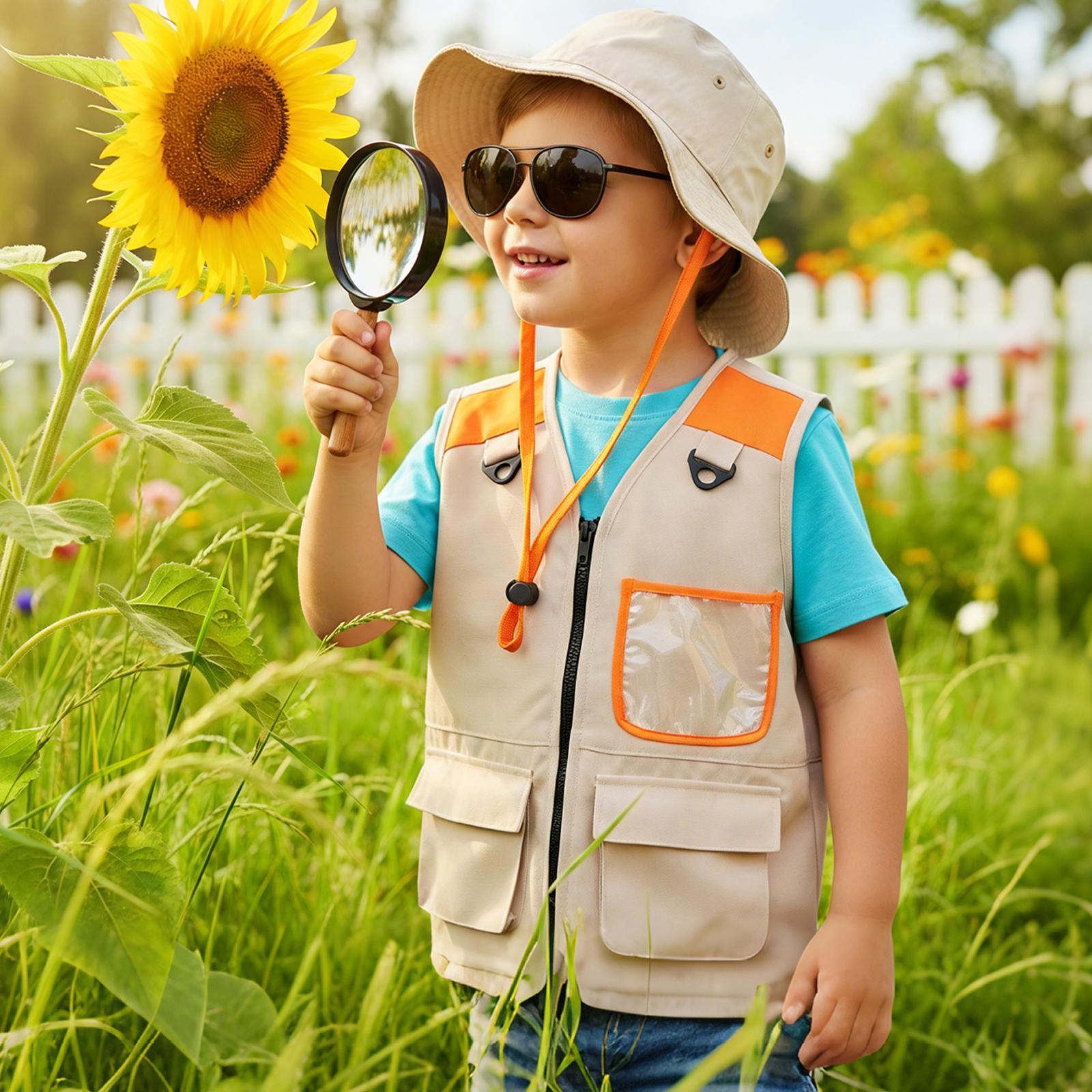 Kids Explorer Vest and Hat Cos - Outdoor Adventure Kit For Kids บทวิจารณ์และราคา