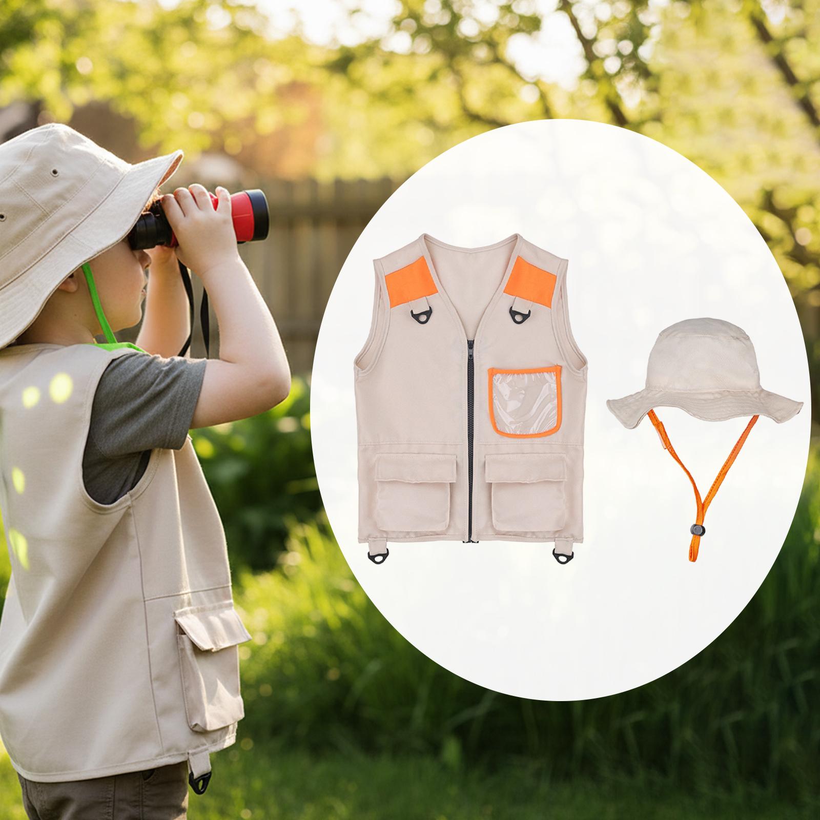 Kids Explorer Vest and Hat Cos - Outdoor Adventure Kit For Kids บทวิจารณ์และราคา
