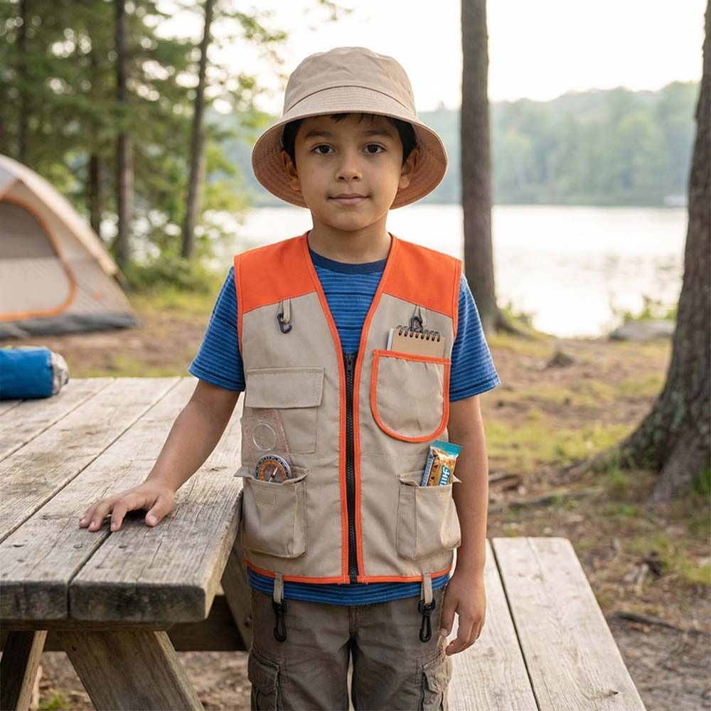 Summer Clothing Explorer Vest  - Outdoor Adventure Movies บทวิจารณ์และราคา