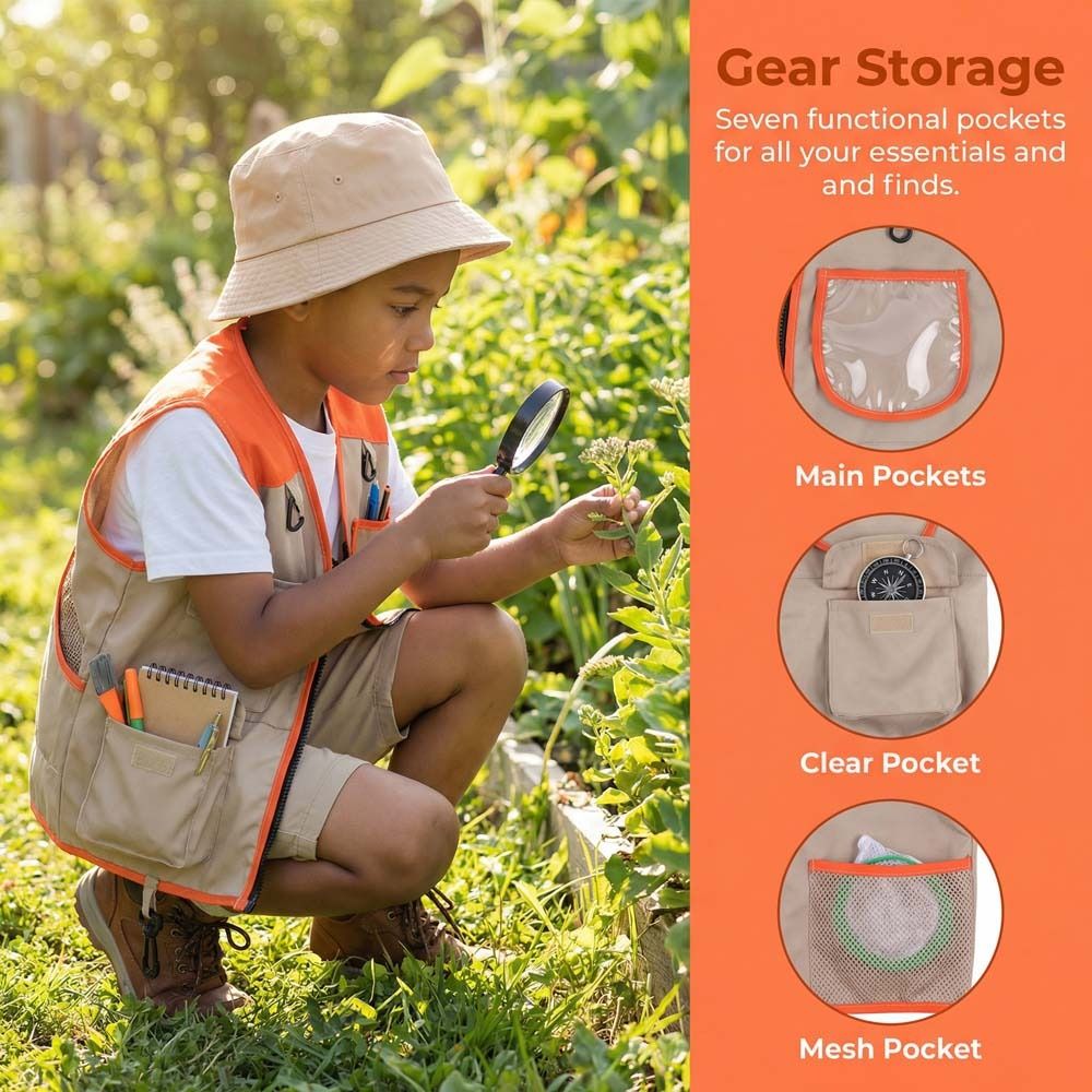 Summer Clothing Explorer Vest  - Outdoor Adventure Movies บทวิจารณ์และราคา