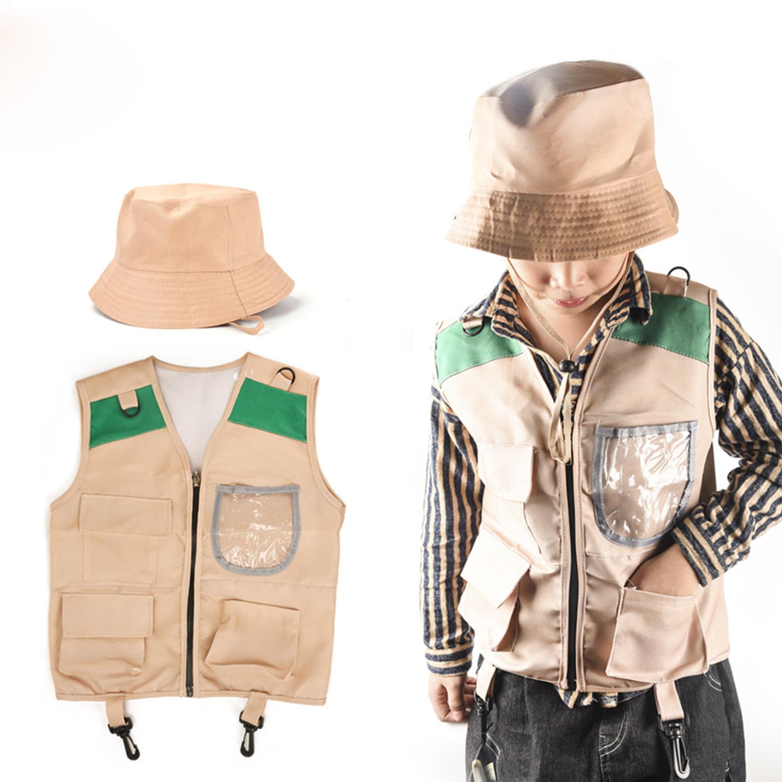 Kids Explorer hat and vest Cos - Outdoor Adventure Kit For Kids บทวิจารณ์และราคา