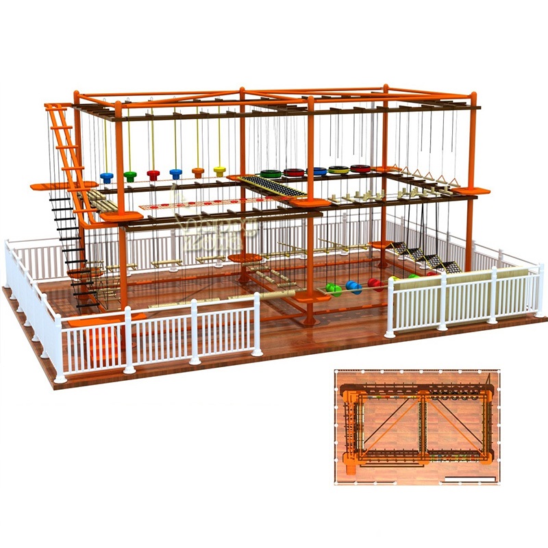 Customized Rope Course Outdoor - Outdoor Adventure Course บทวิจารณ์และราคา
