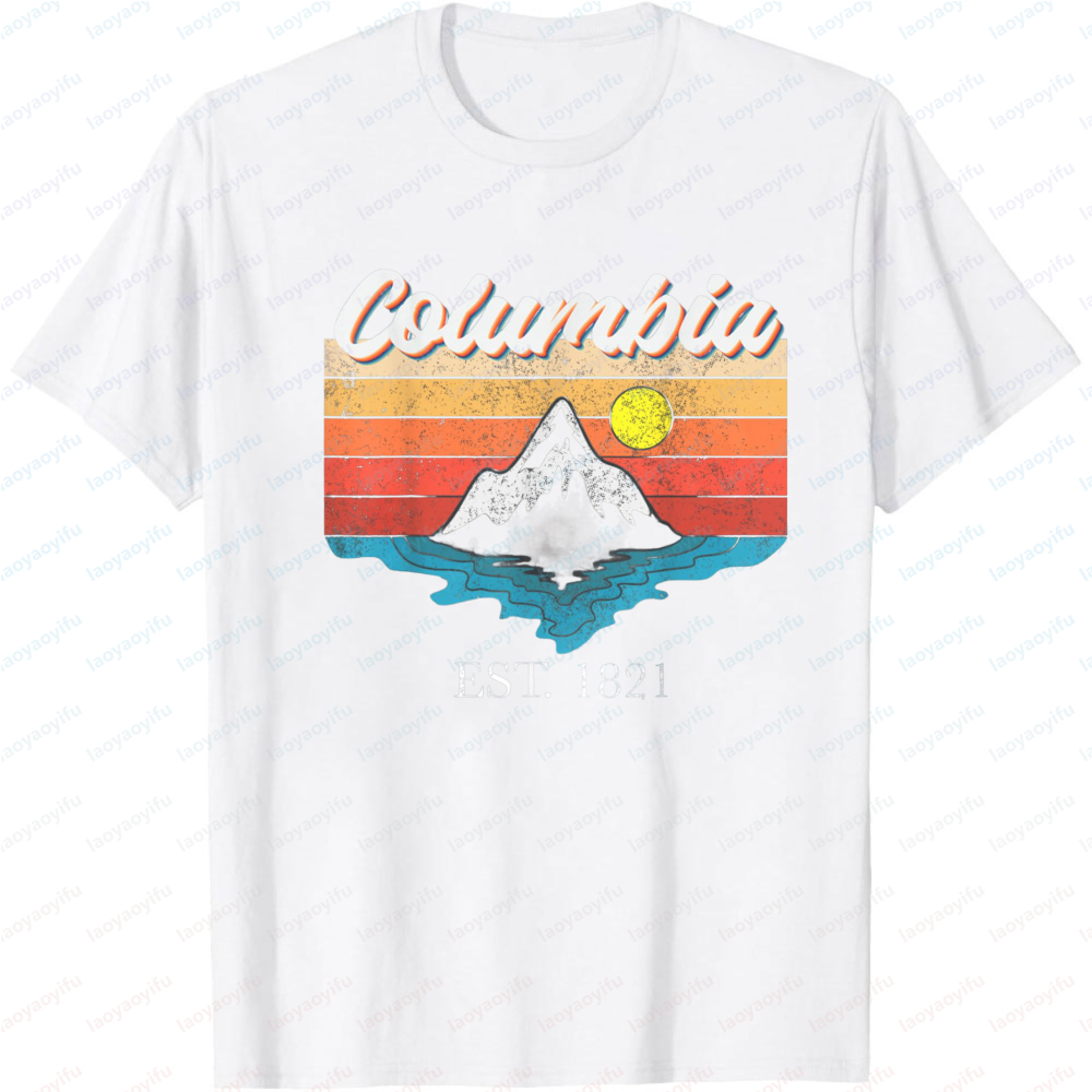 Columbia Mountain Sunset Men T - Outdoor Adventure Enthusiast บทวิจารณ์และราคา
