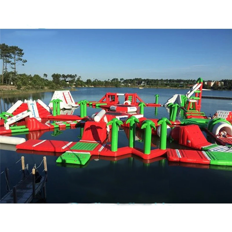 Giant Inflatable Water Park Ga - Outdoor Adventure Course บทวิจารณ์และราคา