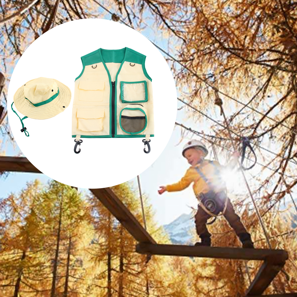 Kids Insect Explorer Vest Hat  - Outdoor Adventure Kit For Kids บทวิจารณ์และราคา