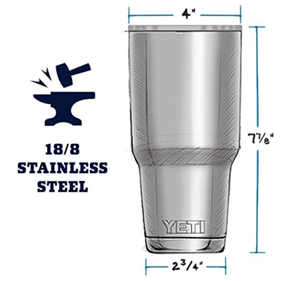 Rambler 30 oz Stainless Steel  - Outdoor Adventure Hours บทวิจารณ์และราคา
