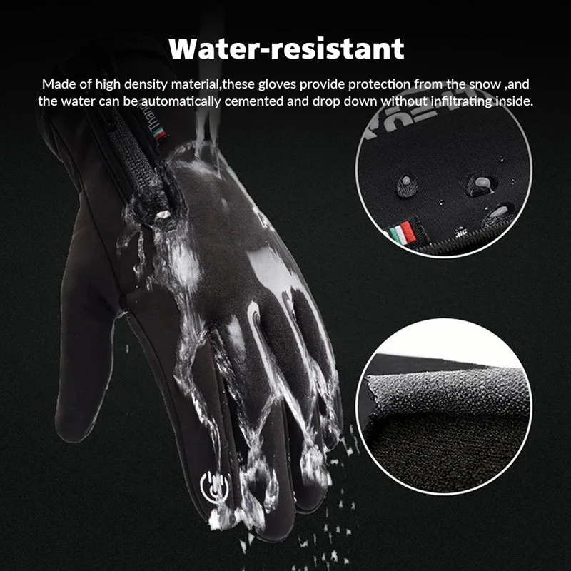 Winter Gloves Thermal Touchscr - Outdoor Adventure Hours บทวิจารณ์และราคา