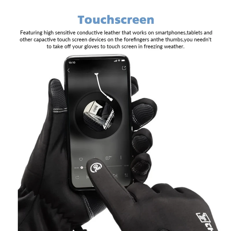 Winter Gloves Thermal Touchscr - Outdoor Adventure Hours บทวิจารณ์และราคา