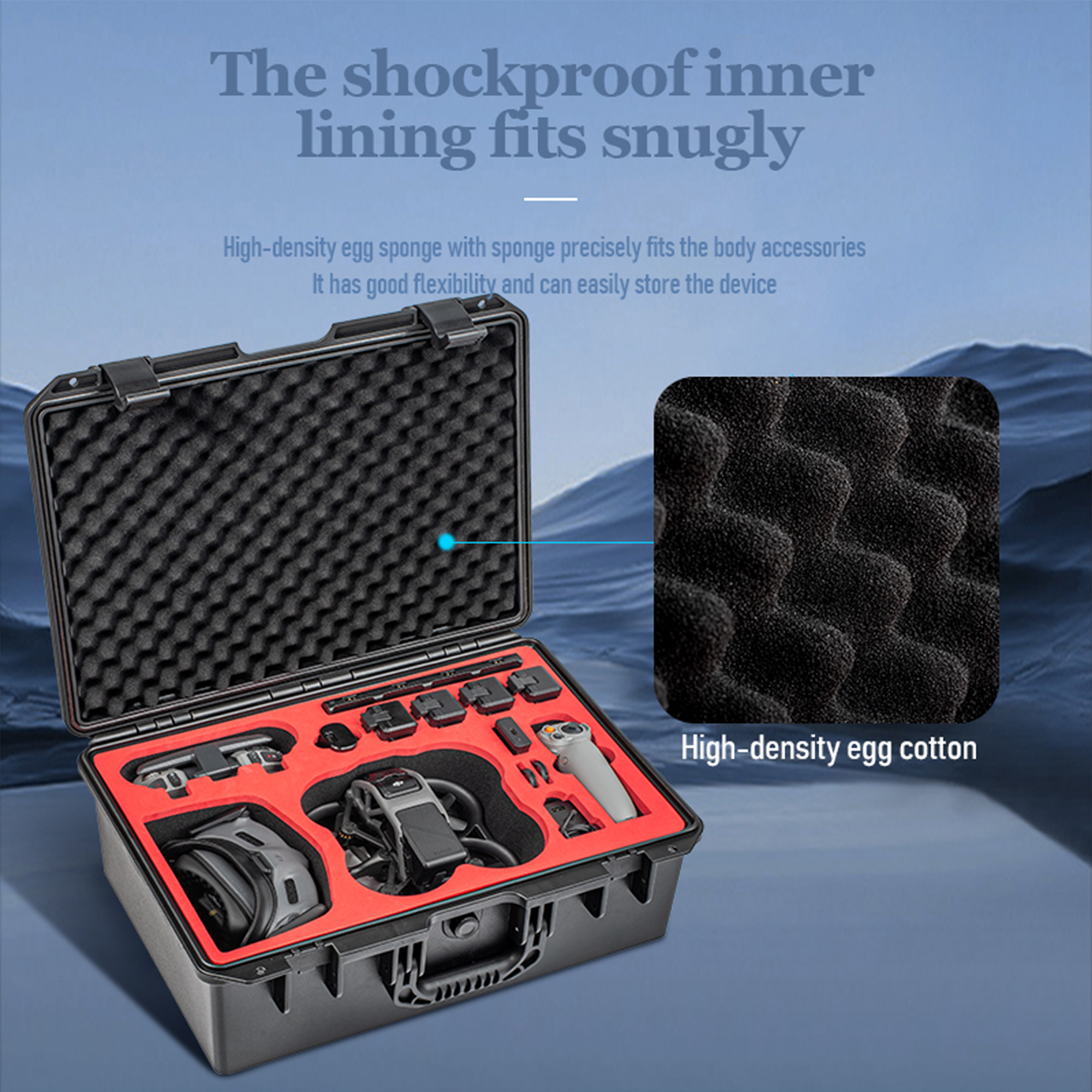 Waterproof Hard Case for DJI A - Outdoor Adventure Box บทวิจารณ์และราคา