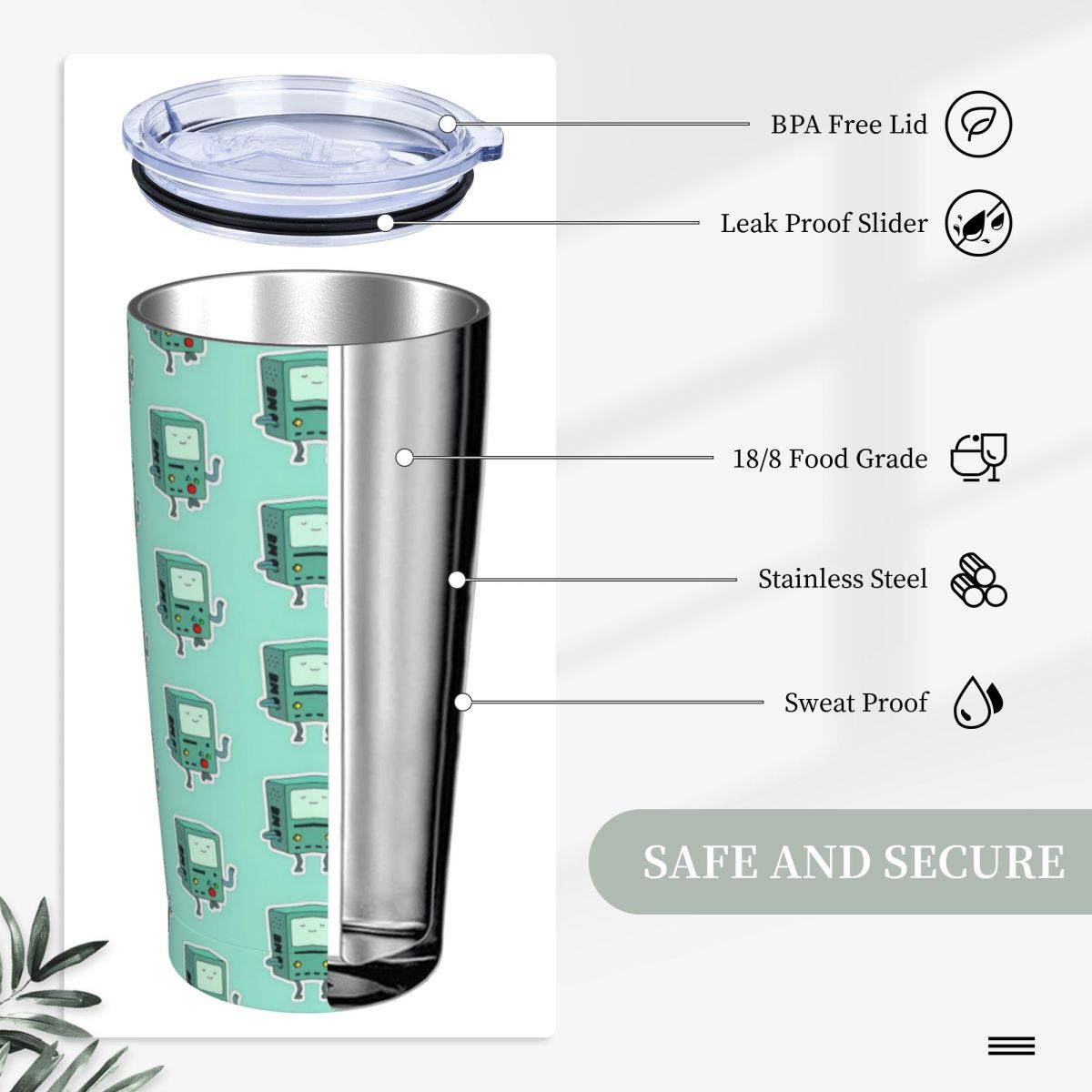 Stainless Steel Tumbler Advent - Outdoor Adventure Hours บทวิจารณ์และราคา