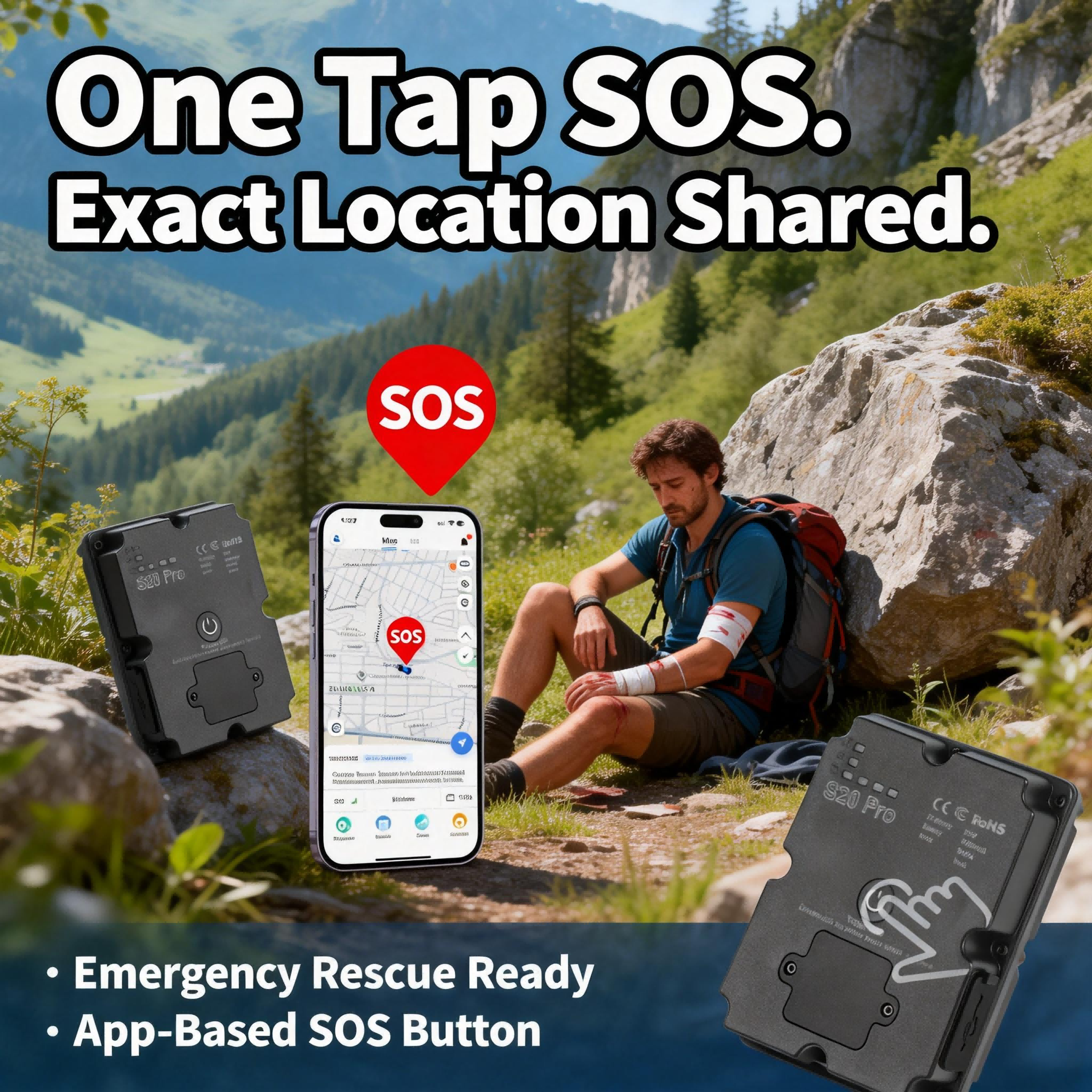 GPS Tracker for Hiking Backpac - Outdoor Adventure Hours บทวิจารณ์และราคา