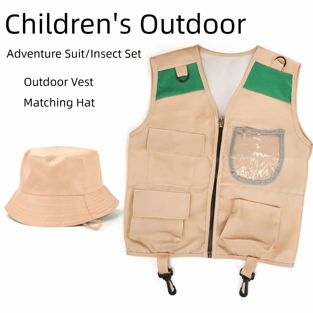Multicolor Explorer Hat Vest C - Outdoor Adventure Kit For Kids บทวิจารณ์และราคา
