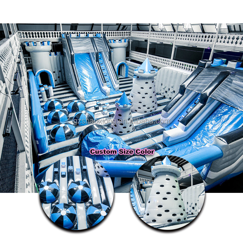 Indoor Inflatable Bounce Slide - Outdoor Adventure Course บทวิจารณ์และราคา