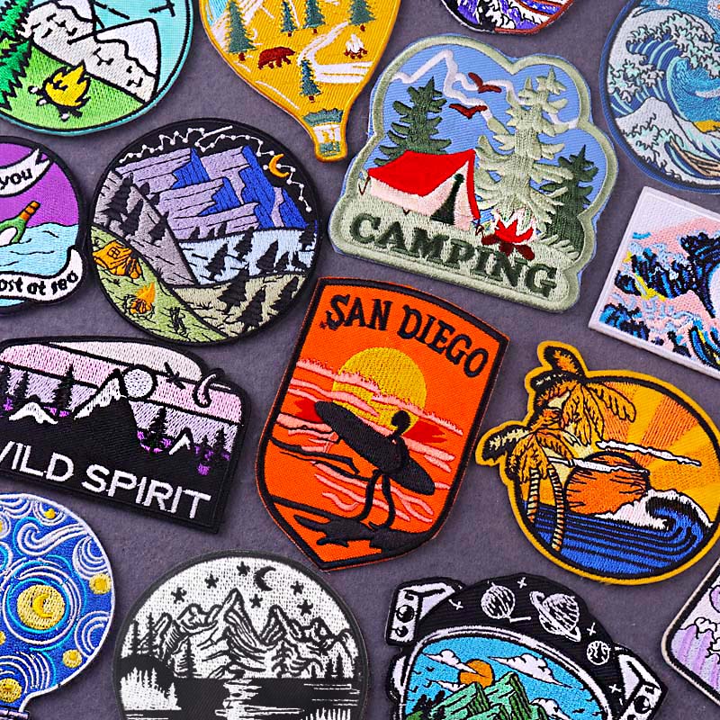 Wilderness Patches On Clothes  - Outdoor Adventure Show บทวิจารณ์และราคา