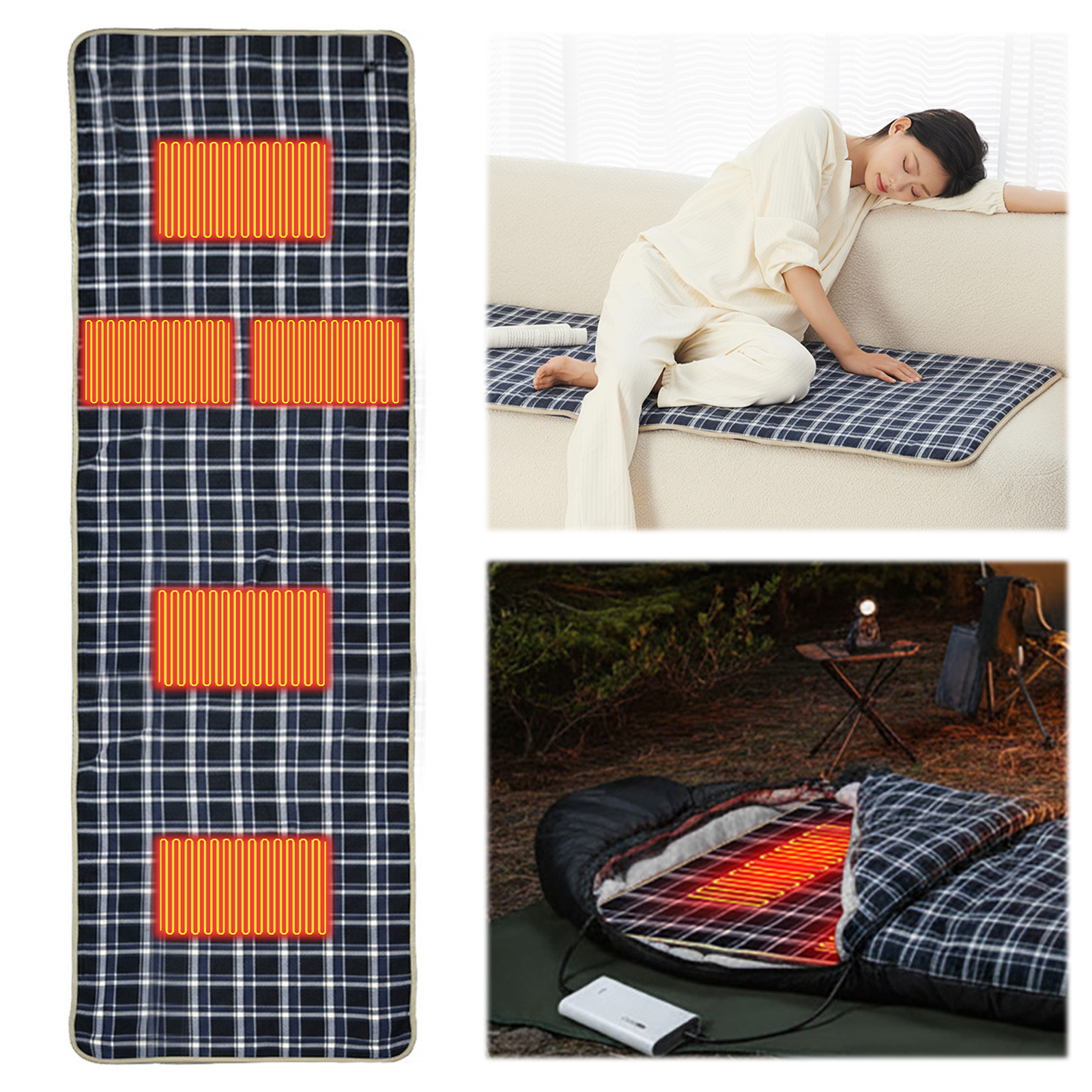 Portable USB Heated Sleeping B - Outdoor Adventure Hours บทวิจารณ์และราคา