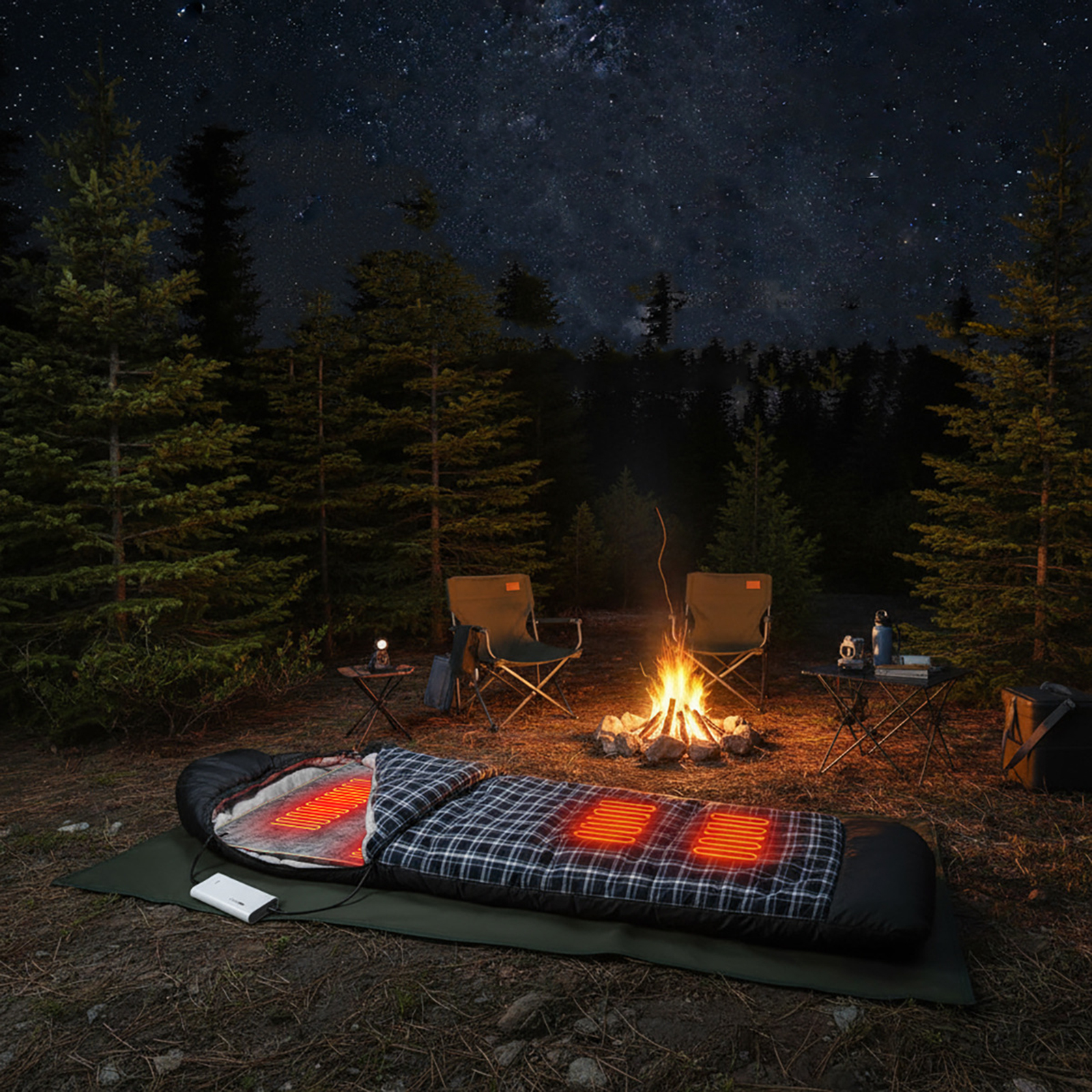 Portable USB Heated Sleeping B - Outdoor Adventure Hours บทวิจารณ์และราคา