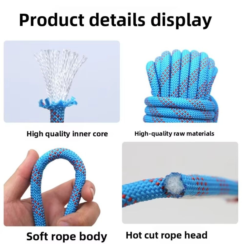 Thickened 10mm Safety Life Rop - Rope Climbing Static บทวิจารณ์และราคา