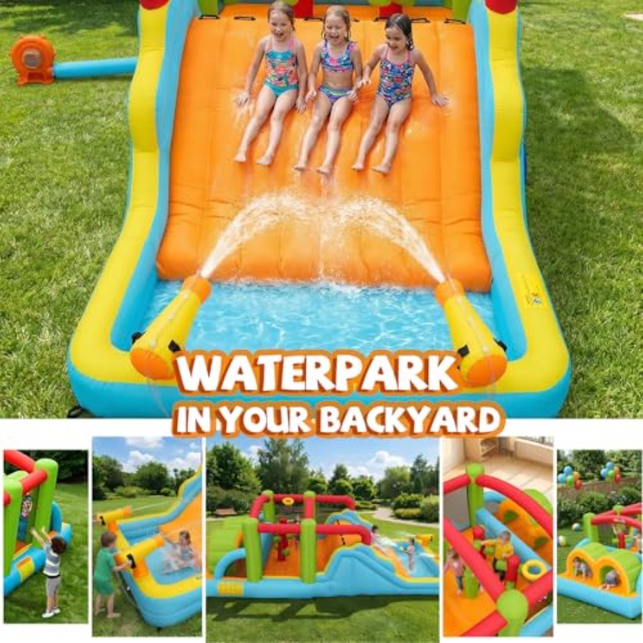 Big Bounce House for 3-12 Infl - Outdoor Adventure Course บทวิจารณ์และราคา