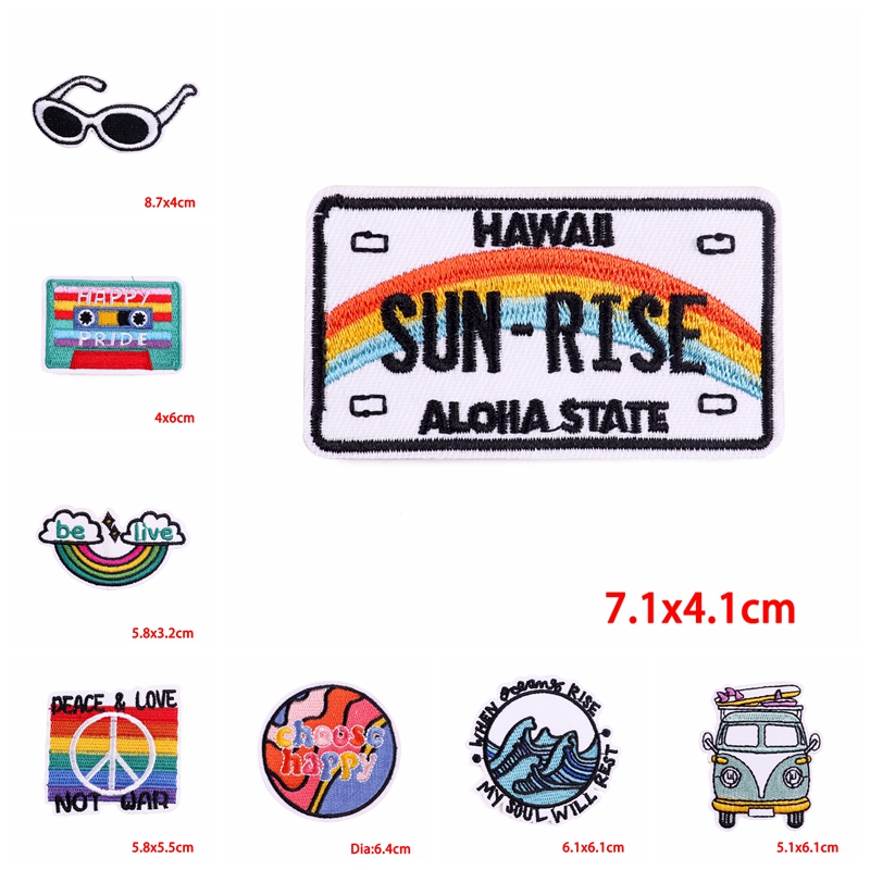 10PCS Iron On Patches Outdoor  - Outdoor Adventure Show บทวิจารณ์และราคา
