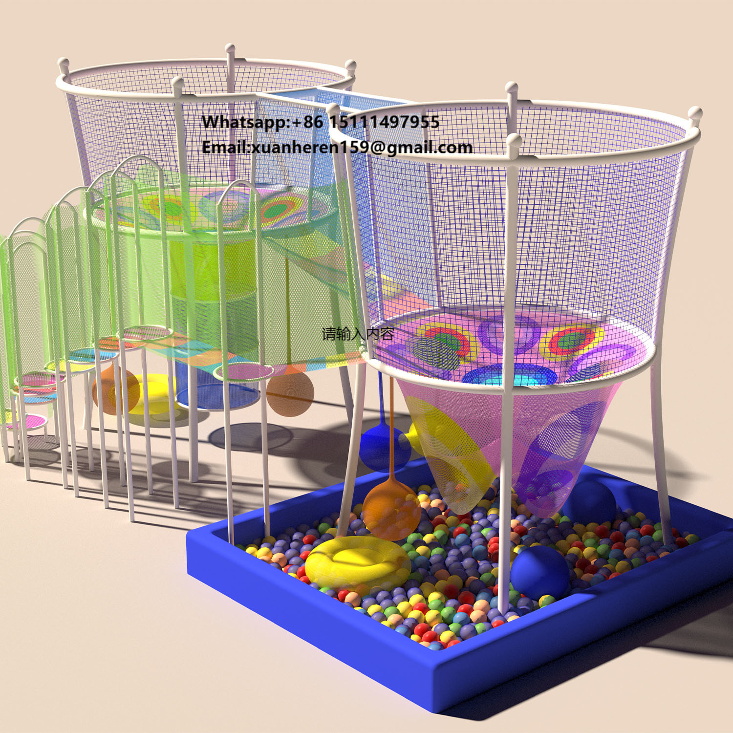 Rainbow Net Playground for Adv - Outdoor Adventure Course บทวิจารณ์และราคา