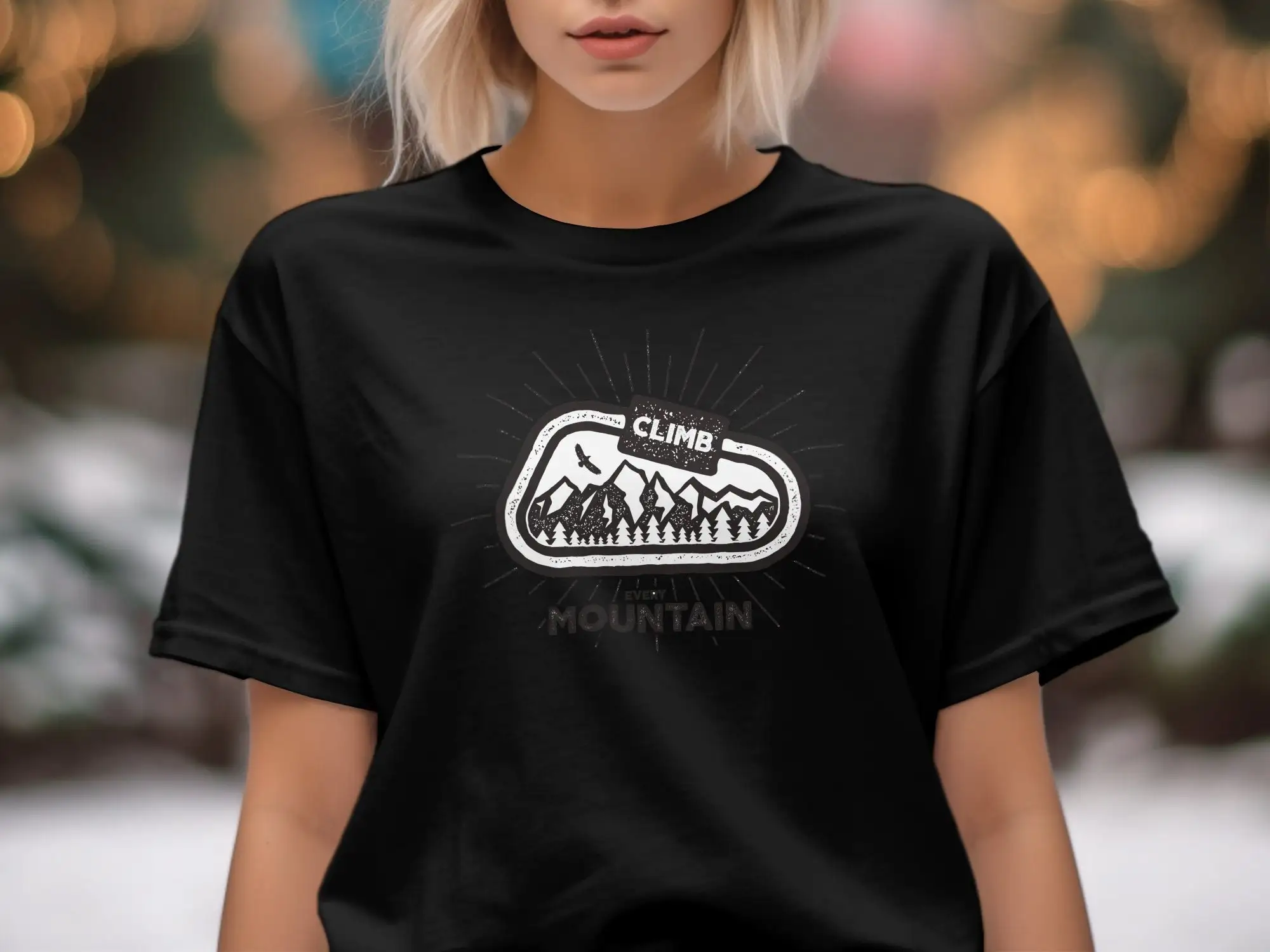 Vintage Climbing T Shirt Climb - Outdoor Adventure Enthusiast บทวิจารณ์และราคา