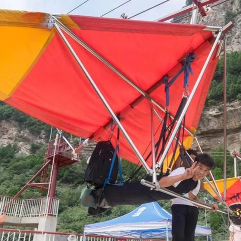 Outdoor Gliding Zipline Swingi - Outdoor Adventure Zipline บทวิจารณ์และราคา