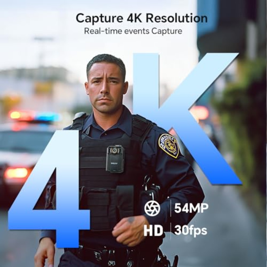 Body Camera 4K for law enforce - Outdoor Adventure Hours บทวิจารณ์และราคา