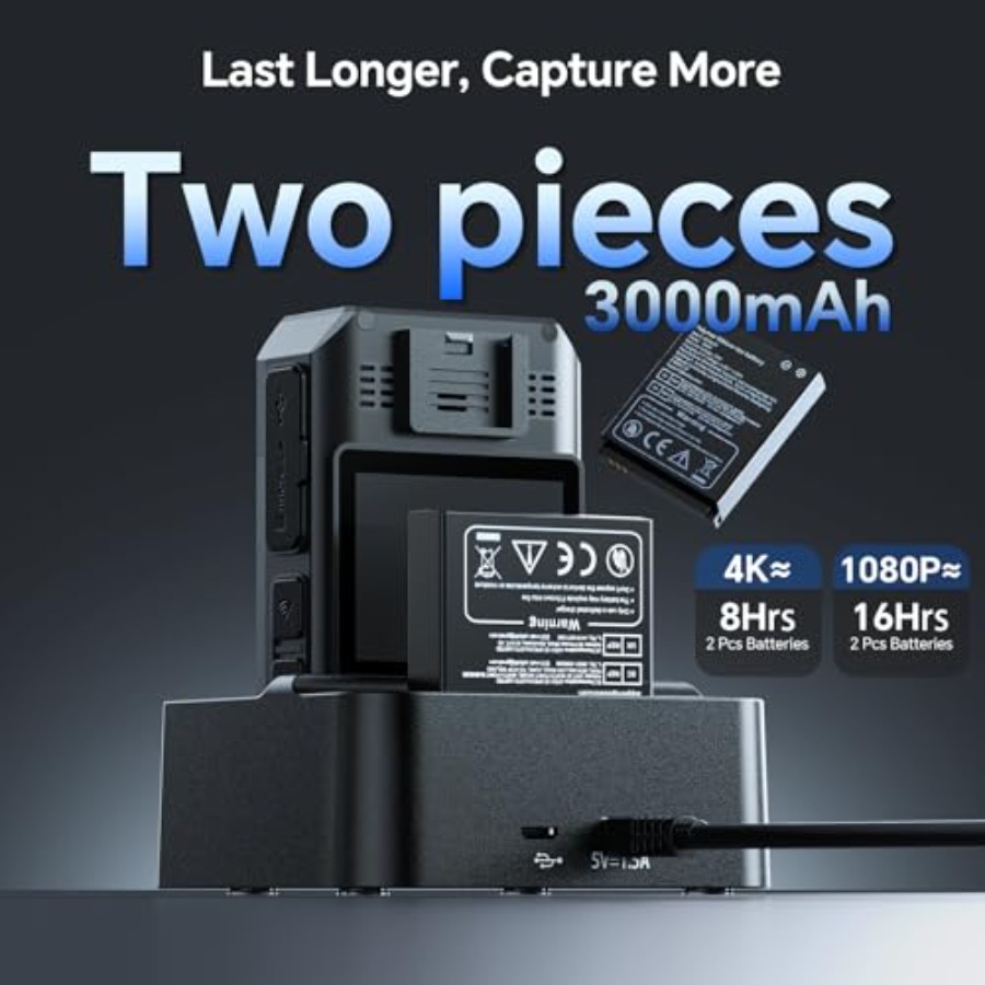 Body Camera 4K for law enforce - Outdoor Adventure Hours บทวิจารณ์และราคา