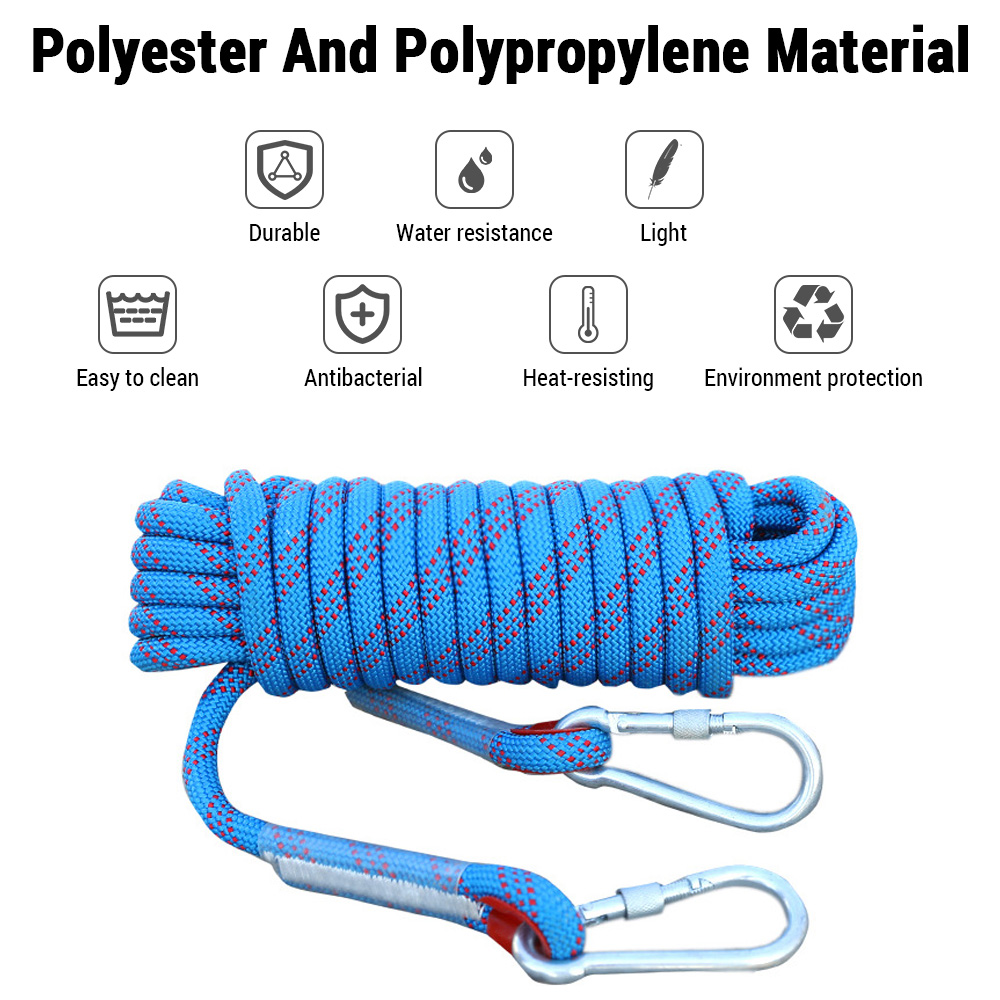 10mm Climbing Rope 10M/20M/30M - Rope Climbing Static บทวิจารณ์และราคา