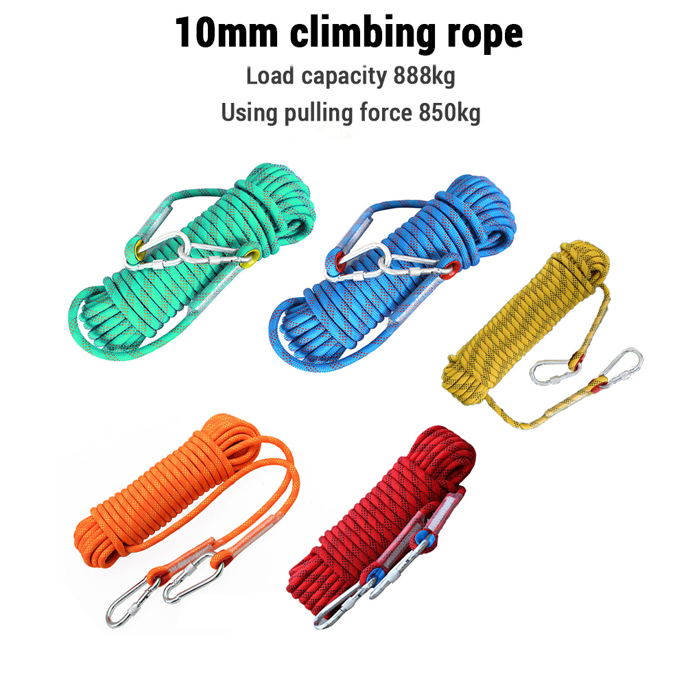 10mm Climbing Rope 10M/20M/30M - Rope Climbing Static บทวิจารณ์และราคา