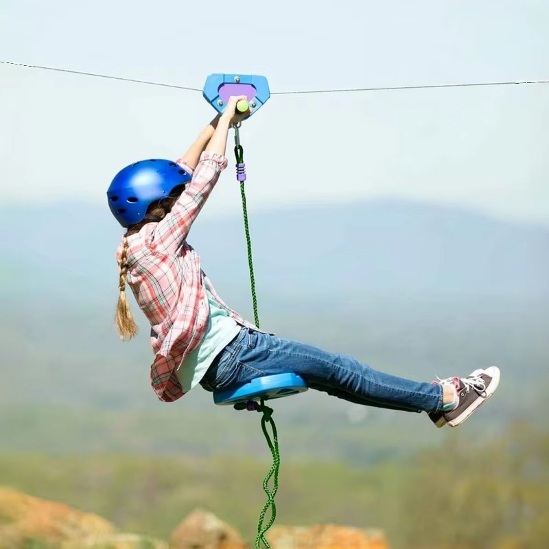 Zipline Game Set Outdoor zipli - Outdoor Adventure Zipline บทวิจารณ์และราคา