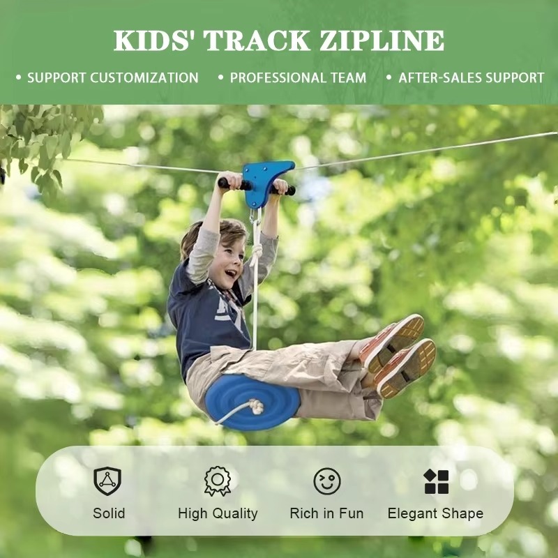 Zipline Game Set Outdoor zipli - Outdoor Adventure Zipline บทวิจารณ์และราคา