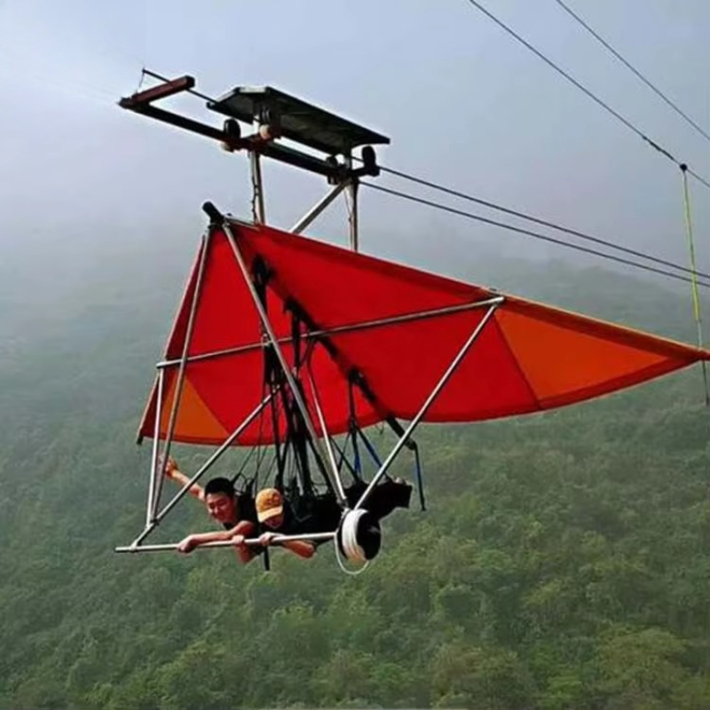 Outdoor Gliding Zipline Swingi - Outdoor Adventure Zipline บทวิจารณ์และราคา