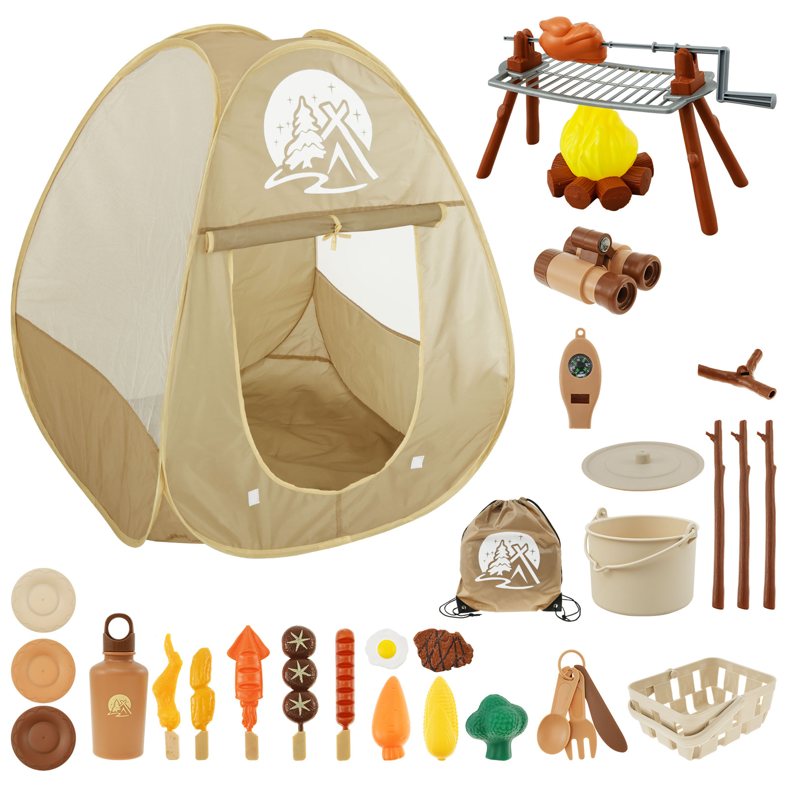 Kids Camping Toy Set Tent Pop  - Outdoor Adventure Kit For Kids บทวิจารณ์และราคา